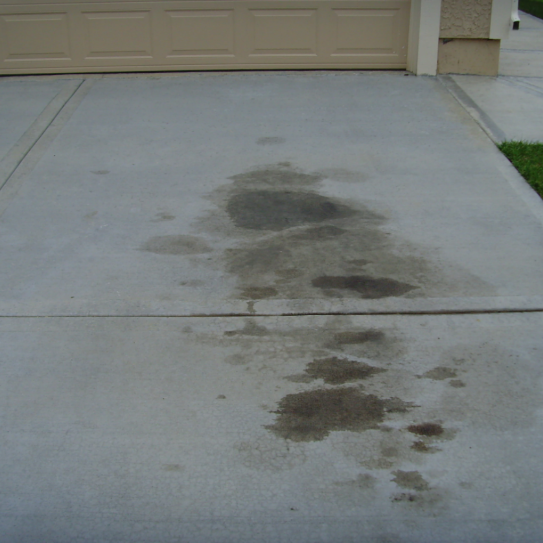Oil stains